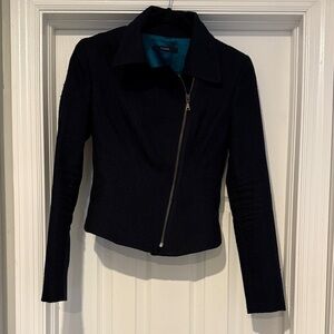 Tahari Women's Navy Blue Jacket size XS/ 0‎